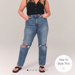 90s Ultra High Rise Straight Jeans